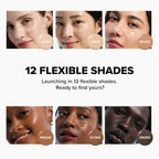 Daily Tinted Fluid Sunscreen 12 Shades for Face Moisturizing Broad Spectrum SPF 40 Korean Skincare 50Ml, 1.69 Fl.Oz #LP110