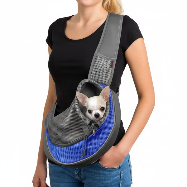 Pet Sling Carrier Crossbody Cat & Small Dog Carrier