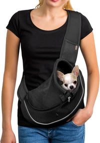 Pet Sling Carrier Crossbody Cat & Small Dog Carrier
