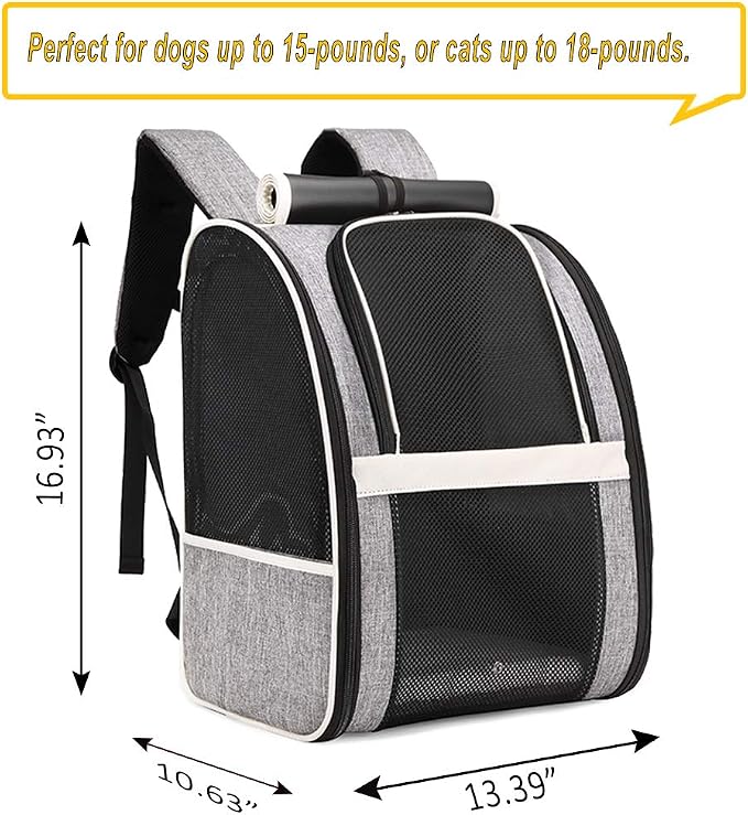 Cat Backpack Carrier Bubble Pet Carrier Backpack