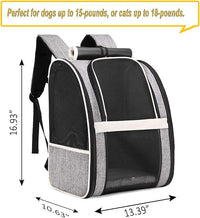 Cat Backpack Carrier Bubble Pet Carrier Backpack