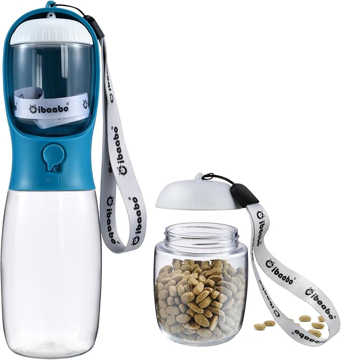 Dog Water Bottle Portable Travel Bottle with Bowl