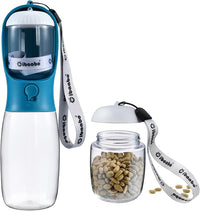 Dog Water Bottle Portable Travel Bottle with Bowl