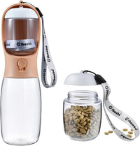 Dog Water Bottle Portable Travel Bottle with Bowl