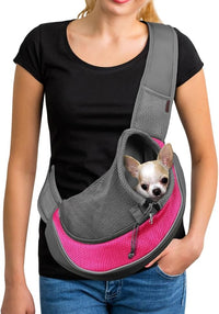 Pet Sling Carrier Crossbody Cat & Small Dog Carrier