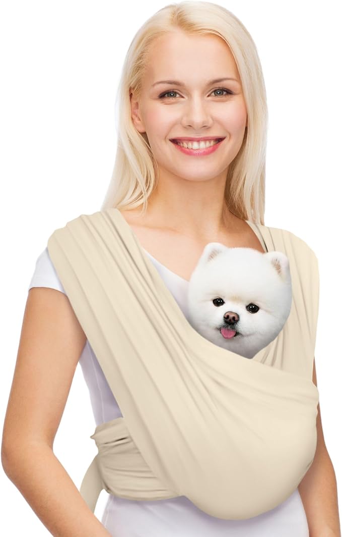 Dog Sling Carrier  Hands Free Small Dog Carrier Sling