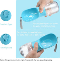 Dog Water Bottle Portable Travel Bottle with Bowl