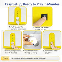 Automatic Ball Launcher for Dogs Dog Ball Thrower