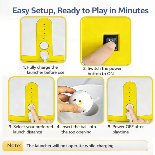 Automatic Ball Launcher for Dogs Dog Ball Thrower