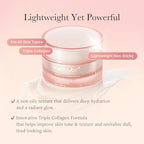 Triple Collagen Nourish and Hydrate Duo: Triple Collagen Cream and Triple Collagen Serum | Niacinamide, Hyaluronic Acid for Glowing, Fimer-Looking Skin | Korean Skincare, Gifts for Women