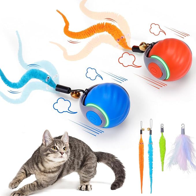 Interactive Cat Toy Ball – Automatic Moving Cat Toy