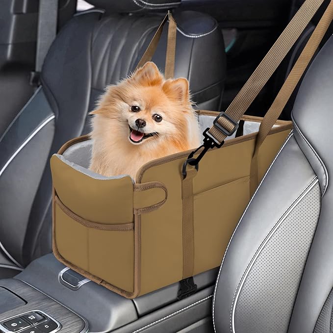 Dog Car Seat for Small Dogs Console Dog Booster Seat