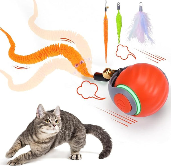 Interactive Cat Toy Ball – Automatic Moving Cat Toy