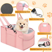 Dog Car Seat for Small Dogs Console Dog Booster Seat