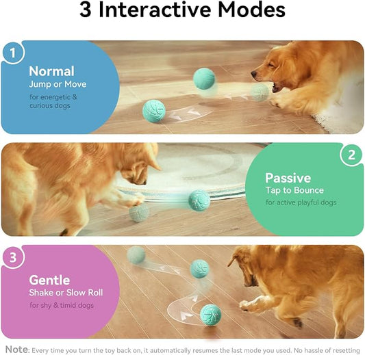 Interactive Dog Ball Self Moving Toy for Large Dogs