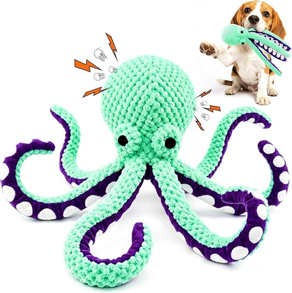 Squeaky Dog Toys Octopus Plush Dog Toy for Puppies