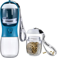 Dog Water Bottle Portable Travel Bottle with Bowl