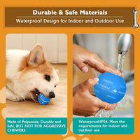 Motion Activated Dog Ball Interactive Moving Dog Toy