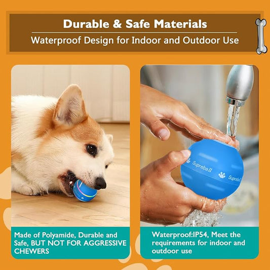 Motion Activated Dog Ball Interactive Moving Dog Toy