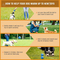 Motion Activated Dog Ball Interactive Moving Dog Toy