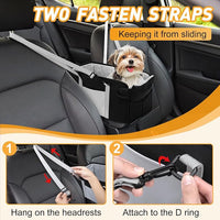 Dog Car Seat for Small Dogs Console Dog Booster Seat