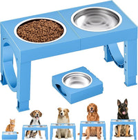 Elevated Dog Bowls Adjustable Raised Dog Bowl Stand