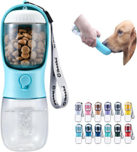 Dog Water Bottle Portable Travel Bottle with Bowl