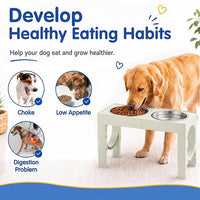 Elevated Dog Bowls Adjustable Raised Dog Bowl Stand