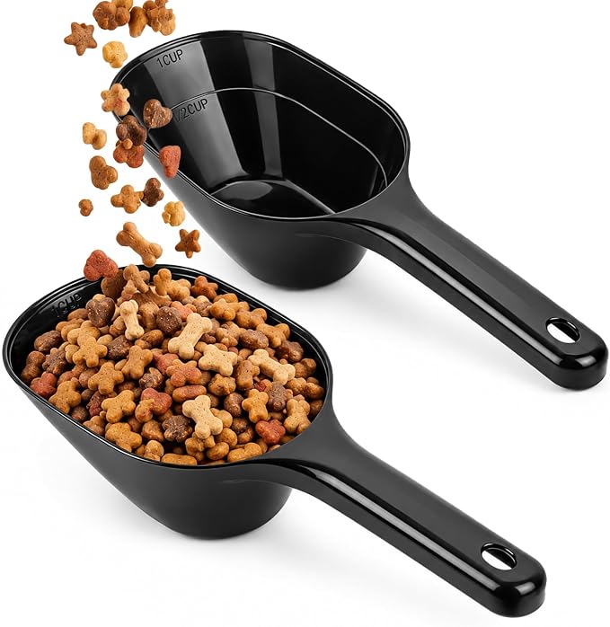 Dog Food Scoop Pet Food Measuring Scoop 2 Pack