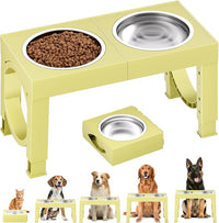 Elevated Dog Bowls Adjustable Raised Dog Bowl Stand