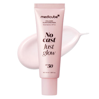 Sunscreen No Cast Just Glow Collagen | SPF 50 Broad Spectrum Face Sunscreen