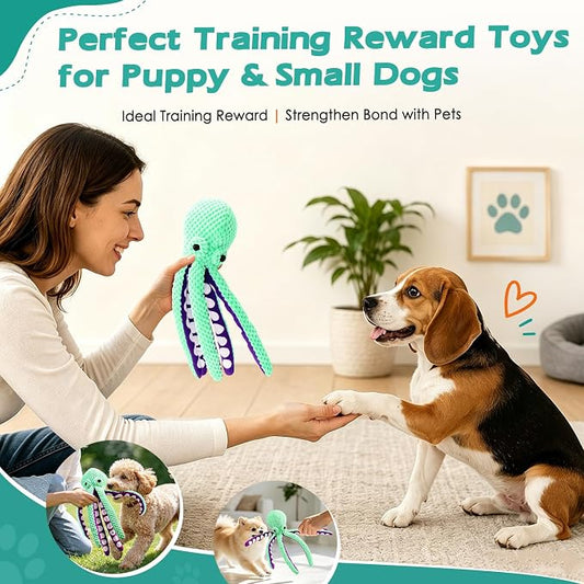 Squeaky Dog Toys Octopus Plush Dog Toy for Puppies