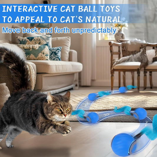 Interactive Cat Toy Ball – Automatic Moving Cat Toy