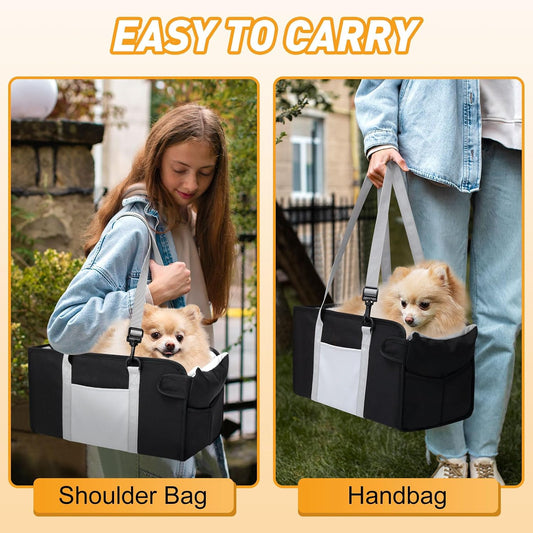 Dog Car Seat for Small Dogs Console Dog Booster Seat