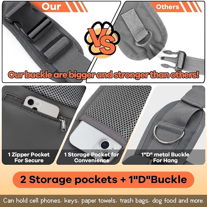 Pet Sling Carrier Crossbody Cat & Small Dog Carrier