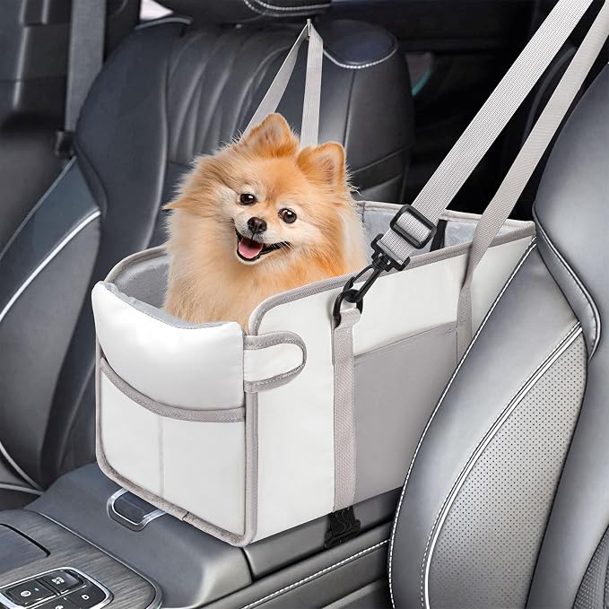 Dog Car Seat for Small Dogs Console Dog Booster Seat