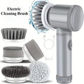 Electric Spin Scrubber, Bathroom Cordless Cleaning Brush Power