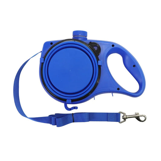 Retractable Dog Leash with Water Bottle  Leash
