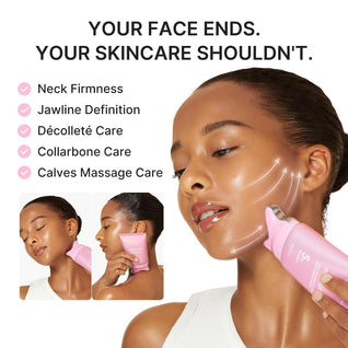 PDRN Collagen Neck Cream with Built-In Gua Sha | Firming & Lifting | 5% Volufiline | 3.17 oz