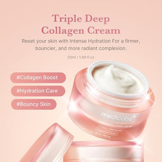 Triple Collagen Nourish and Hydrate Duo: Triple Collagen Cream and Triple Collagen Serum
